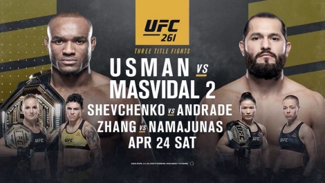 UFC 261: Усман vs. Масвидаль: даты, кард, анонс, прогнозы