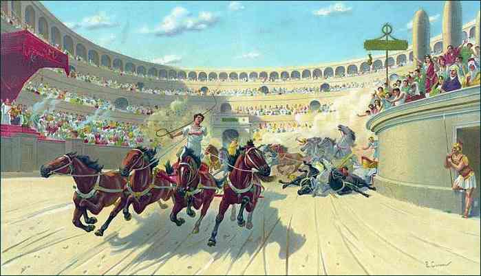 Как проходили скачки в Древнем Риме 