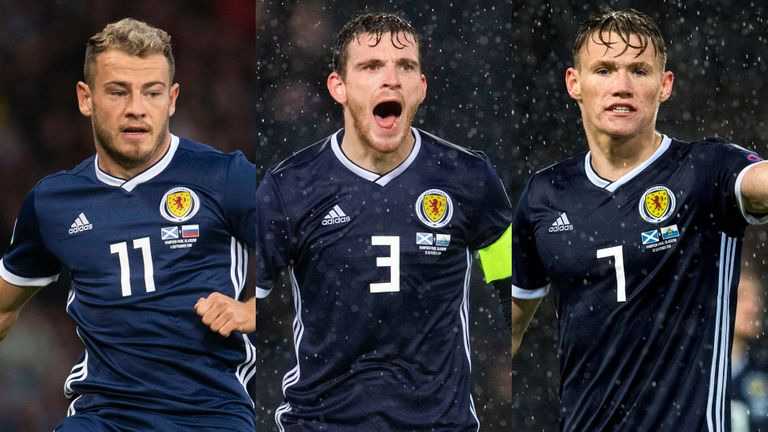 Трио звезд сборной Шотландии
